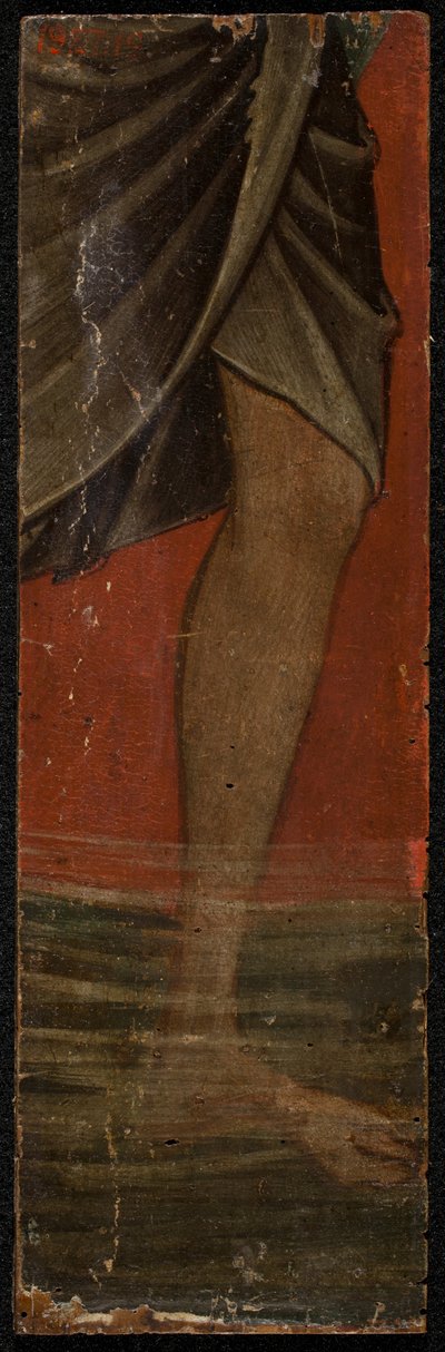 Saint George (reverse of panel), mid-1300s by Paolo Veneziano